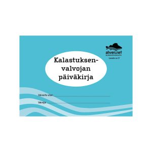 Kalastuksenvalvojan päiväkirja kansi 2023 verkkokauppa
