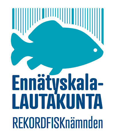 Ennätyskalalautakunnalle suunniteltiin viime vuonna oma logo. Logossa oleva kala on ruutana. Logon on suunnitellut Heidi Niemi.